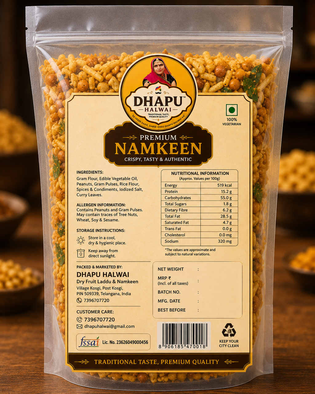 Dhapu Halwai Premium Mixture